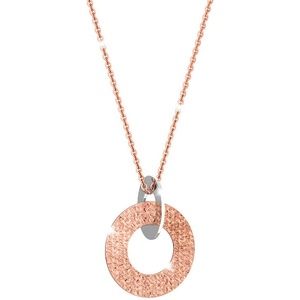 Rebecca Steel And Bronze Gold Plated Necklace